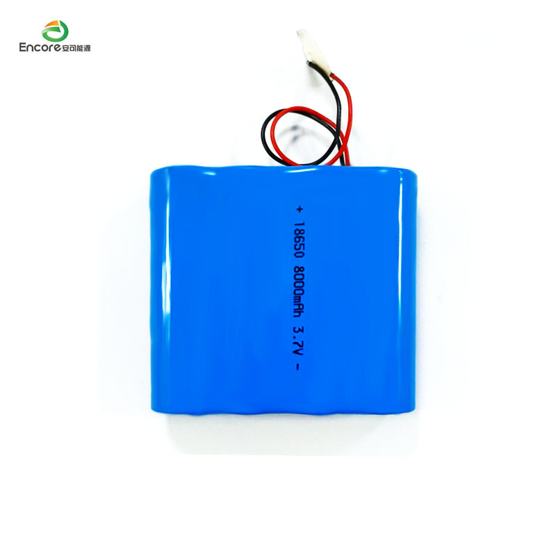 18650 8000mAh 3.7V Pacáiste Battery ian Litiam