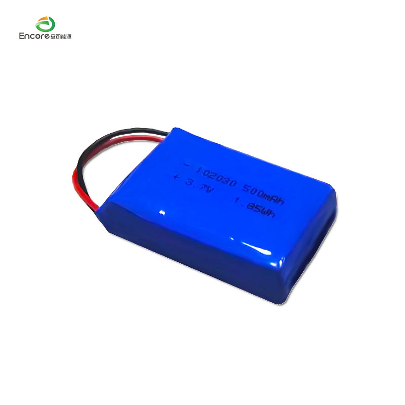 Ceallraí lipo 3.7v 500mah 1.85wh