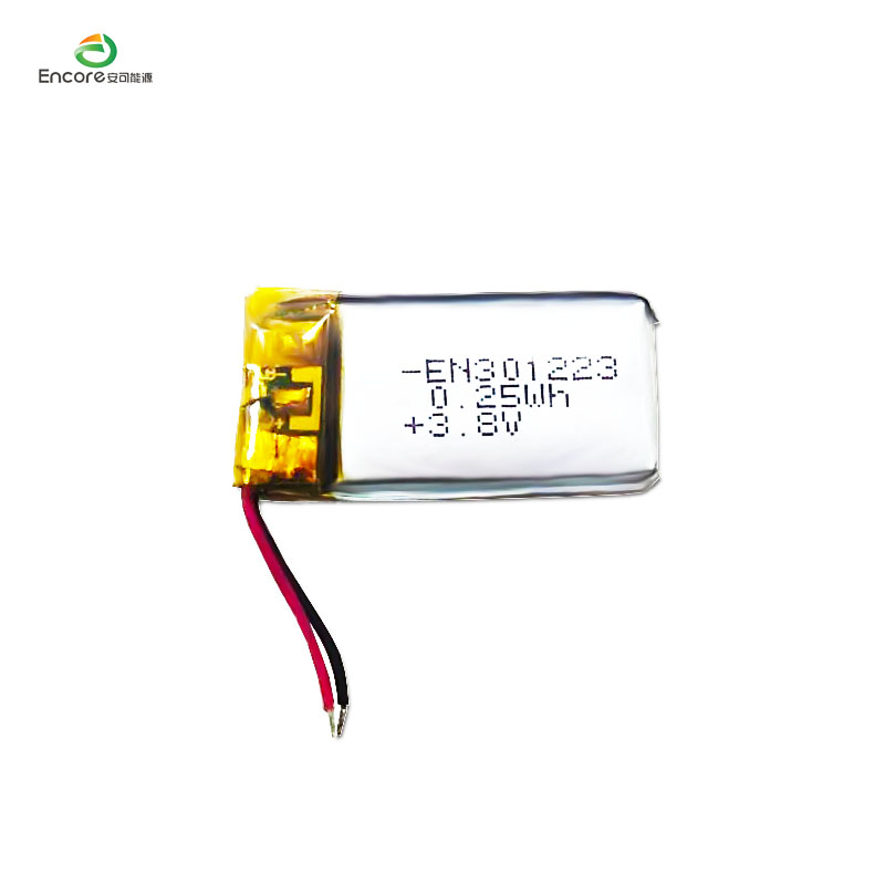 301223 0.25wh ceallraí lipo