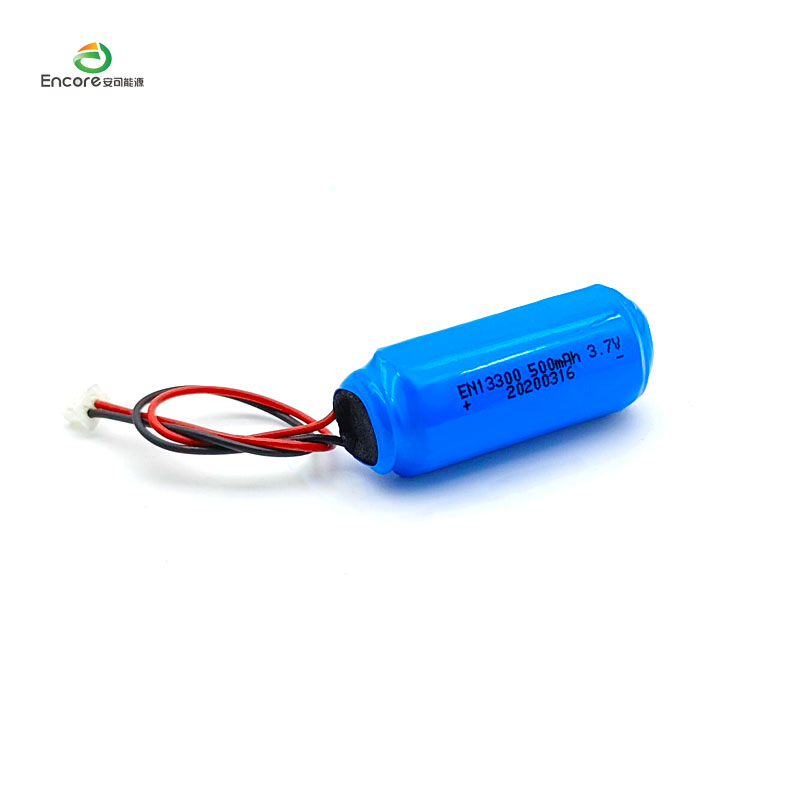 Polaiméir Litiam-ian Rechargeable 500mAh