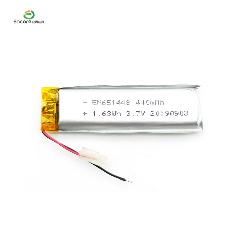 651448 450mah 3.7v ceallraí lipo